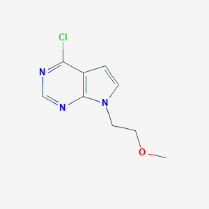 4-Chloro-7-(2-methoxyethyl)-7H-pyrrolo[2,3-D]pyrimidine