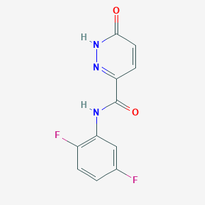 N-(2,5-difluorophenyl)-6-oxo-1,6-dihydropyridazine-3-carboxamide
