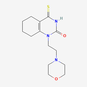 1-[2-(morpholin-4-yl)ethyl]-4-sulfanylidene-1,2,3,4,5,6,7,8-octahydroquinazolin-2-one
