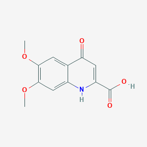 6,7-dimethoxy-4-oxo-1,4-dihydroquinoline-2-carboxylic acid