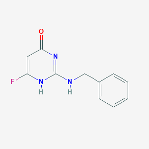 6-Fluoro-2-[(phenylmethyl)amino]-4(1H)-pyrimidinone