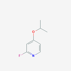 molecular formula C8H10FNO B065147 2-Fluoro-4-isopropoxypyridine CAS No. 175965-84-1
