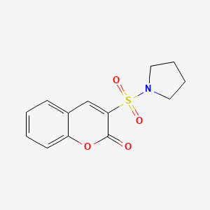 3-(pyrrolidine-1-sulfonyl)-2H-chromen-2-one
