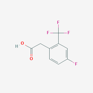4-Fluoro-2-(trifluoromethyl)phenylacetic acid