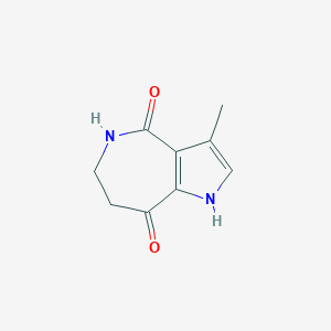 3-Methyl-6,7-dihydropyrrolo[3,2-c]azepine-4,8(1H,5H)-dione
