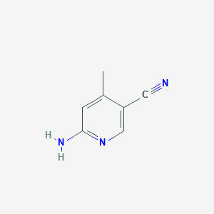 molecular formula C7H7N3 B065187 6-Amino-4-methylnicotinonitrile CAS No. 179555-10-3