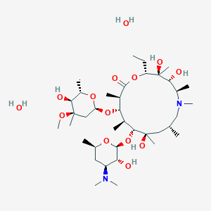 molecular formula C38H76N2O14 B000652 Azithromycin hydrate CAS No. 117772-70-0