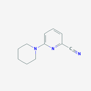6-(piperidin-1-yl)pyridine-2-carbonitrile