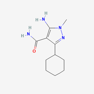 5-amino-3-cyclohexyl-1-methyl-1H-pyrazole-4-carboxamide