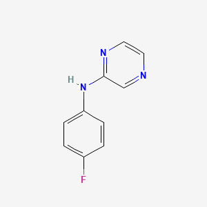 N-(4-fluorophenyl)pyrazin-2-amine