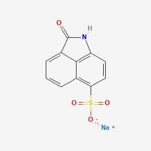 molecular formula C11H6NNaO4S B6523586 Sodium 2-oxo-1,2-dihydrobenzo[cd]indole-6-sulfonate CAS No. 1052603-23-2
