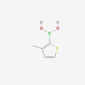 molecular formula C5H7BO2S B065238 3-Methylthiophene-2-boronic acid CAS No. 177735-09-0