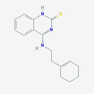 4-{[2-(cyclohex-1-en-1-yl)ethyl]amino}-1,2-dihydroquinazoline-2-thione