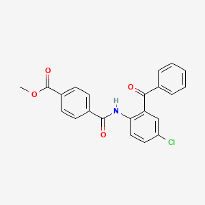 methyl 4-[(2-benzoyl-4-chlorophenyl)carbamoyl]benzoate