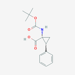 (1R,2R)-N-Boc-1-amino-2-phenylcyclopropanecarboxylic acid