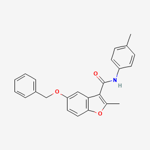 5-(benzyloxy)-2-methyl-N-(4-methylphenyl)-1-benzofuran-3-carboxamide