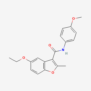5-ethoxy-N-(4-methoxyphenyl)-2-methyl-1-benzofuran-3-carboxamide