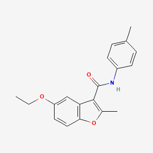 5-ethoxy-2-methyl-N-(4-methylphenyl)-1-benzofuran-3-carboxamide