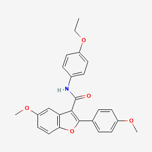 N-(4-ethoxyphenyl)-5-methoxy-2-(4-methoxyphenyl)-1-benzofuran-3-carboxamide