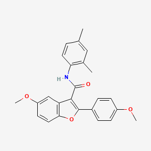 N-(2,4-dimethylphenyl)-5-methoxy-2-(4-methoxyphenyl)-1-benzofuran-3-carboxamide