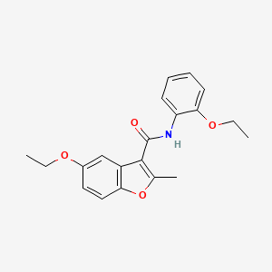 5-ethoxy-N-(2-ethoxyphenyl)-2-methyl-1-benzofuran-3-carboxamide