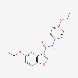 5-ethoxy-N-(4-ethoxyphenyl)-2-methyl-1-benzofuran-3-carboxamide