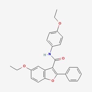 5-ethoxy-N-(4-ethoxyphenyl)-2-phenyl-1-benzofuran-3-carboxamide
