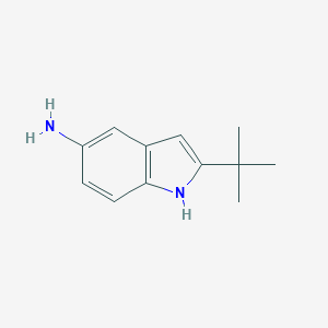 molecular formula C12H16N2 B065302 2-tert-butyl-1H-indol-5-amine CAS No. 194242-23-4