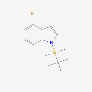 molecular formula C14H20BrNSi B065305 4-Bromo-1-(tert-butyldimethylsilyl)indole CAS No. 193694-04-1