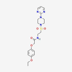 2-(4-ethoxyphenoxy)-N-(2-{[4-(pyrimidin-2-yl)piperazin-1-yl]sulfonyl}ethyl)acetamide