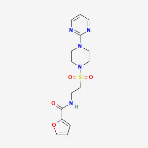 N-(2-{[4-(pyrimidin-2-yl)piperazin-1-yl]sulfonyl}ethyl)furan-2-carboxamide