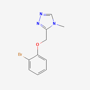 3-[(2-bromophenoxy)methyl]-4-methyl-4H-1,2,4-triazole