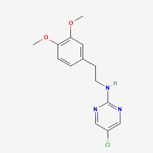 5-chloro-N-[2-(3,4-dimethoxyphenyl)ethyl]pyrimidin-2-amine