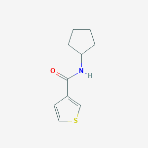 N-cyclopentylthiophene-3-carboxamide