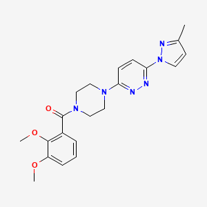 3-[4-(2,3-dimethoxybenzoyl)piperazin-1-yl]-6-(3-methyl-1H-pyrazol-1-yl)pyridazine