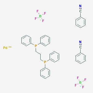 Palladium(II)[1,3-bis(diphenylphosphino)propane]-bis(benzonitrile)-bis-tetrafluoroborate