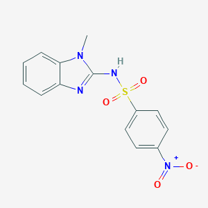 N-(1-Methyl-1H-benzimidazol-2-yl)-4-nitro-benzenesulfonamide