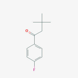 molecular formula C12H15FO B065341 3,3-Dimethyl-4'-fluorobutyrophenone CAS No. 180305-22-0