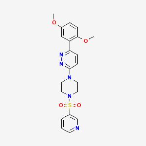 3-(2,5-dimethoxyphenyl)-6-[4-(pyridine-3-sulfonyl)piperazin-1-yl]pyridazine
