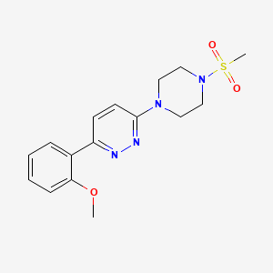 3-(4-methanesulfonylpiperazin-1-yl)-6-(2-methoxyphenyl)pyridazine