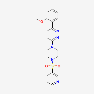 3-(2-methoxyphenyl)-6-[4-(pyridine-3-sulfonyl)piperazin-1-yl]pyridazine