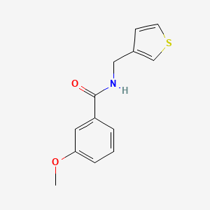 molecular formula C13H13NO2S B6536763 3-methoxy-N-(thiophen-3-ylmethyl)benzamide CAS No. 1060176-33-1