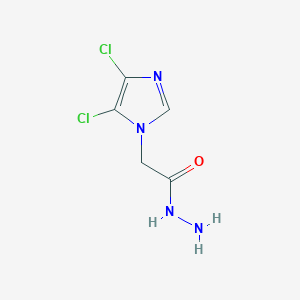 2-(4,5-Dichloro-1H-imidazol-1-yl)ethanohydrazide