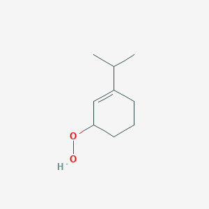Hydroperoxide, 3-(1-methylethyl)-2-cyclohexen-1-yl (9CI)
