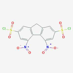4,5-dinitro-9H-fluorene-2,7-disulfonyl dichloride