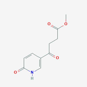 molecular formula C10H11NO4 B065388 Methyl 4-(6-hydroxy-3-pyridyl)-4-oxo-butyrate CAS No. 168165-86-4
