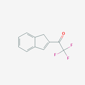 molecular formula C11H7F3O B065401 2,2,2-trifluoro-1-(1H-inden-2-yl)ethanone CAS No. 163882-68-6