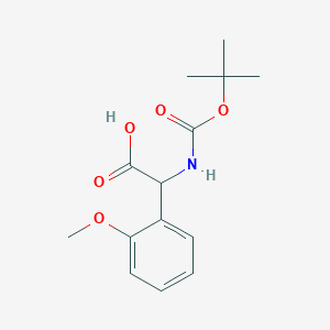 2-((tert-Butoxycarbonyl)amino)-2-(2-methoxyphenyl)acetic acid