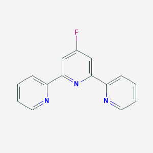 molecular formula C15H10FN3 B065405 4-fluoro-2,6-dipyridin-2-ylpyridine CAS No. 193944-65-9