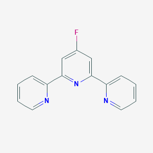 molecular formula C15H10FN3 B065405 4'-Fluoro-2,2':6',2''-terpyridine CAS No. 193944-65-9